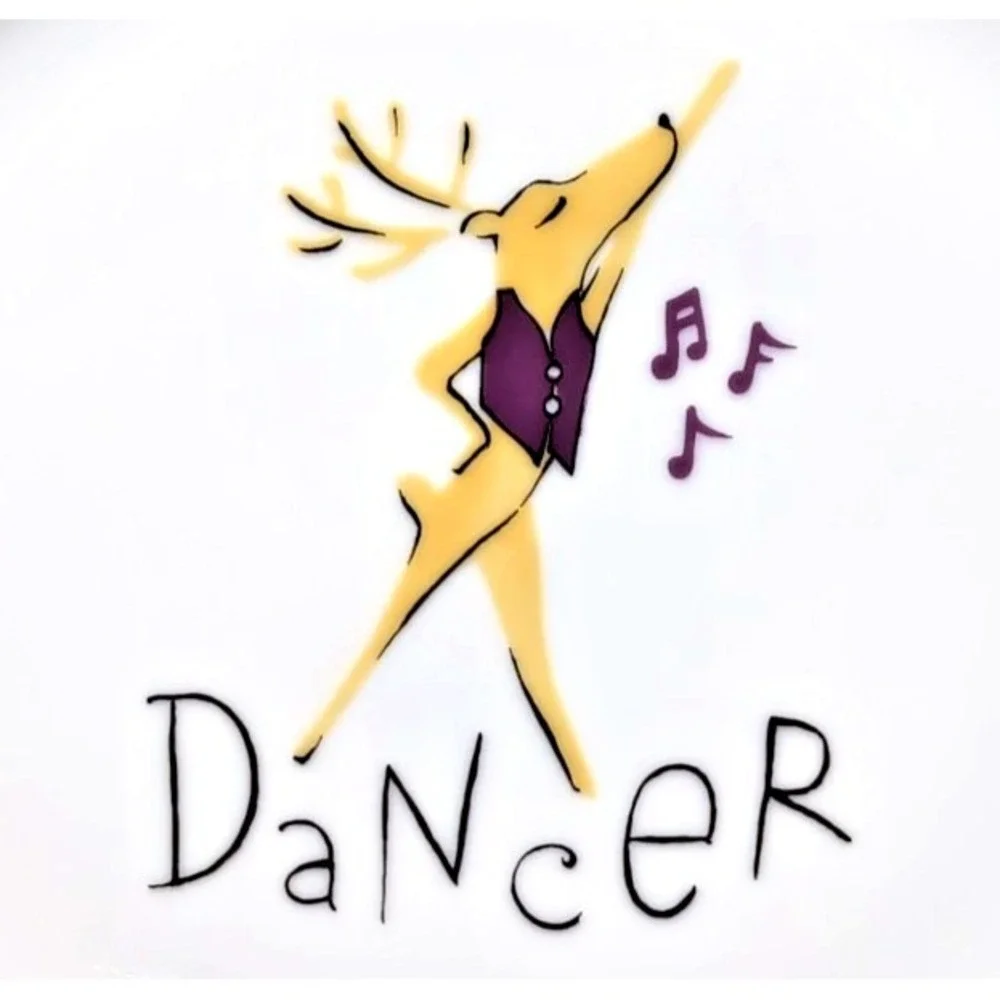 Pottery Barn DANCER Reindeer Dinner Plate‎ 11